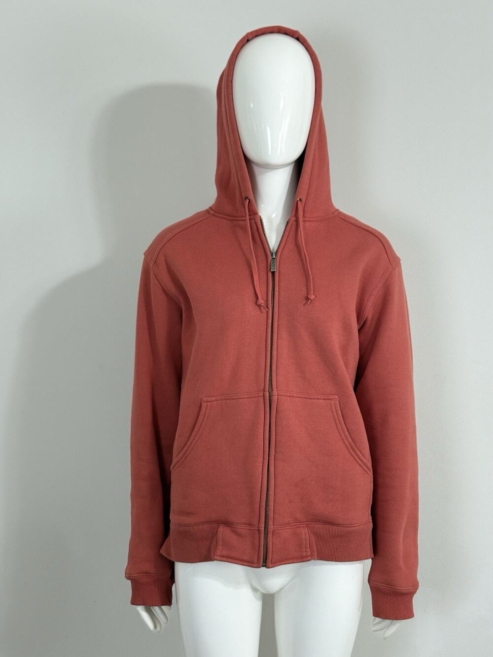 DRI DUCK For Her Womens Full Zip Hoodie Jacket Terracotta Casual Outdoor Size L